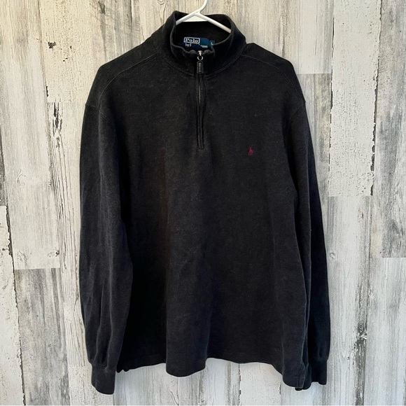 Polo Ralph Lauren Other - Polo By Ralph Lauren Men’s 1/4 Zip Pullover Sweater Size Large 100% Cotton